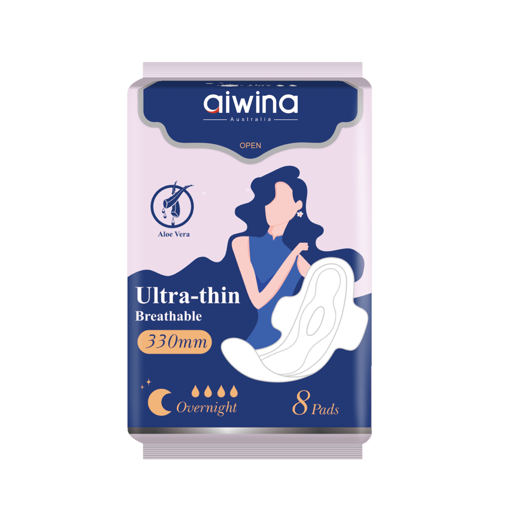 Ultra Thin Sanitary Pads 330mm Product Image